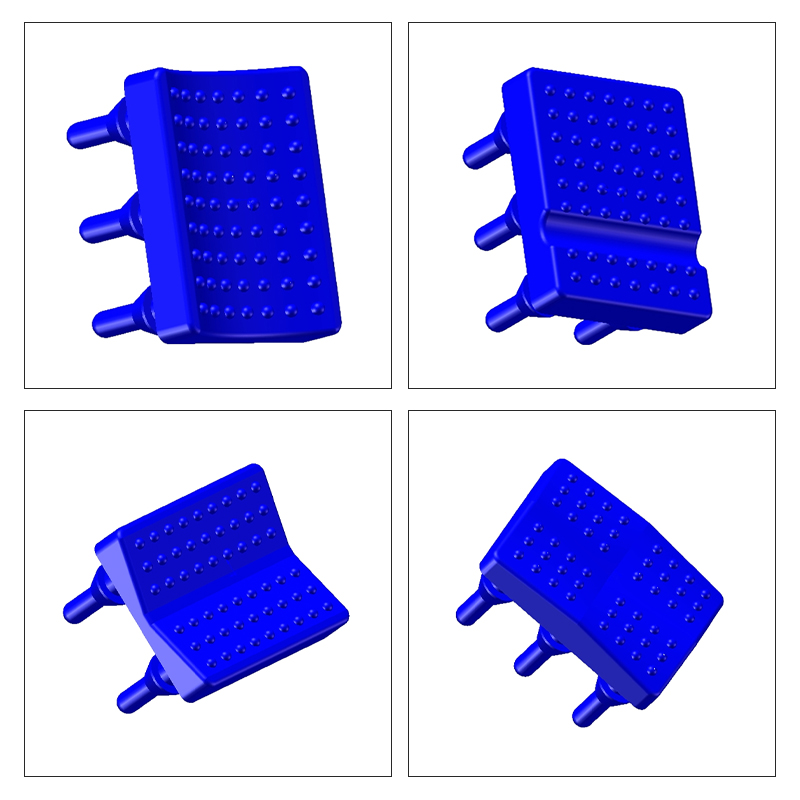 Factory Direct Sale Clamp Industrial Pneumatic Device Nozzle Clamp Widened Mini E Special-Shaped Clamp